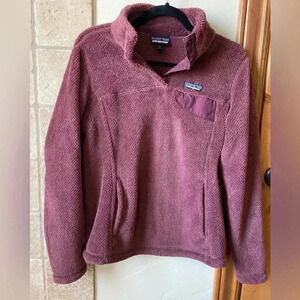 Patagonia retool Snap T Burgundy/purple/maroon